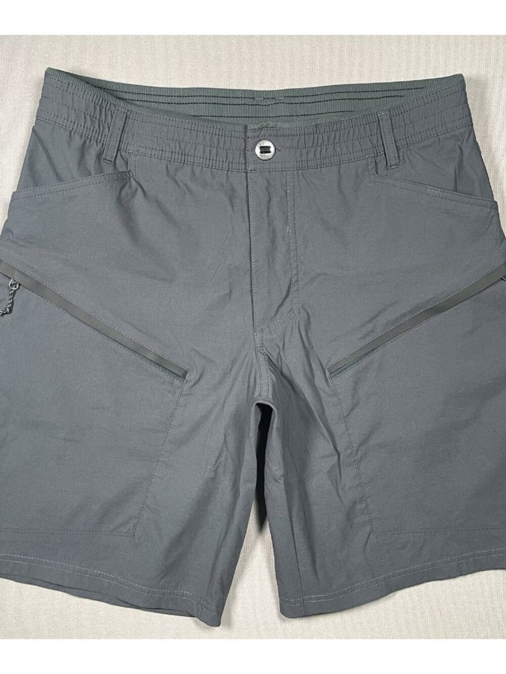Kuhl Renegade Outsider Outdoor Hiking Koal Gray Shorts Inseam 9" - Men Size 36